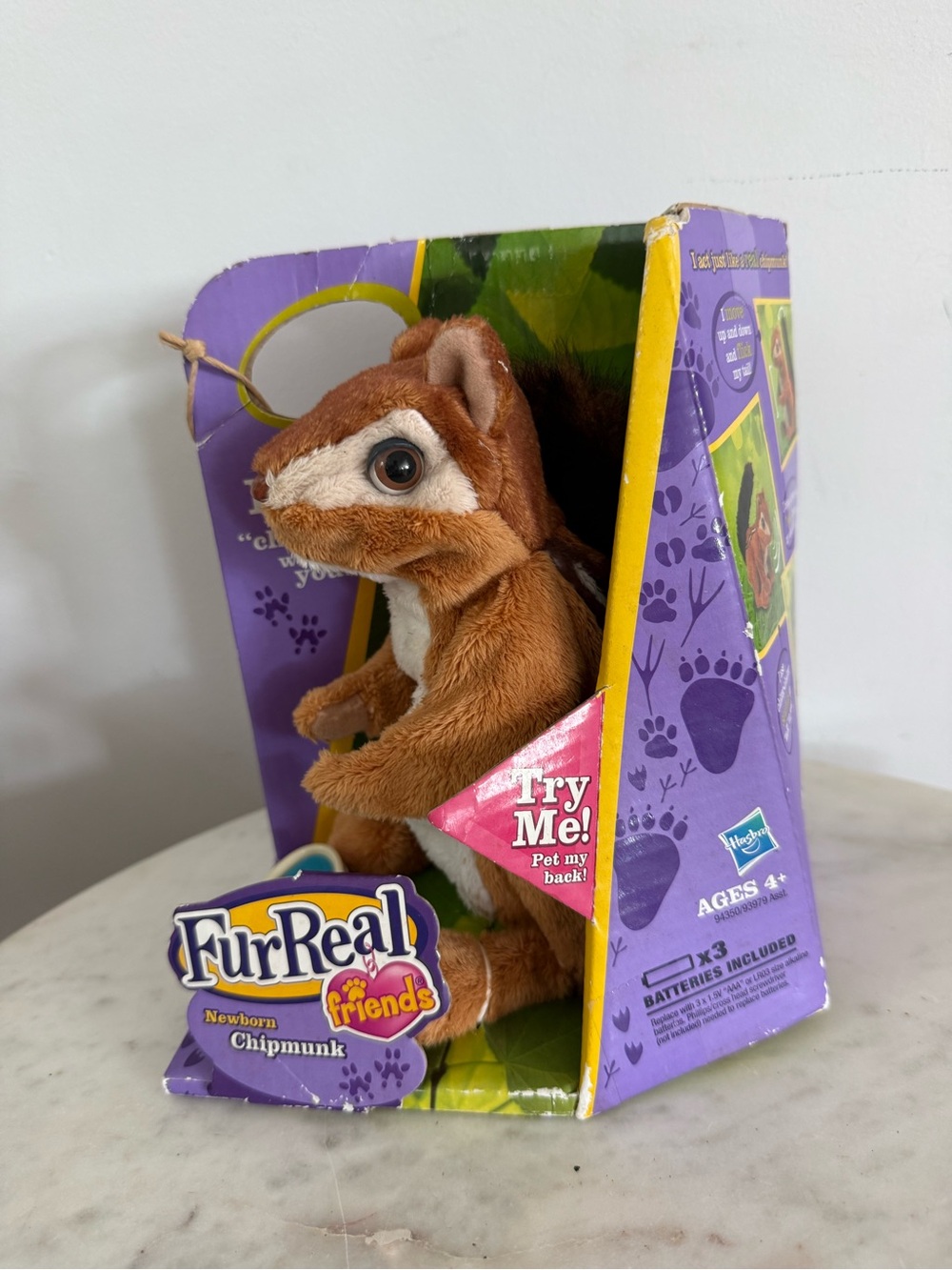 NEW Fur Real Friends FurReal Chipmunk Interactive Stuffed Animal Pet Original